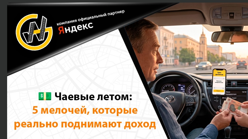 Чаевые летом: приёмы, которые повышают доход водителя такси